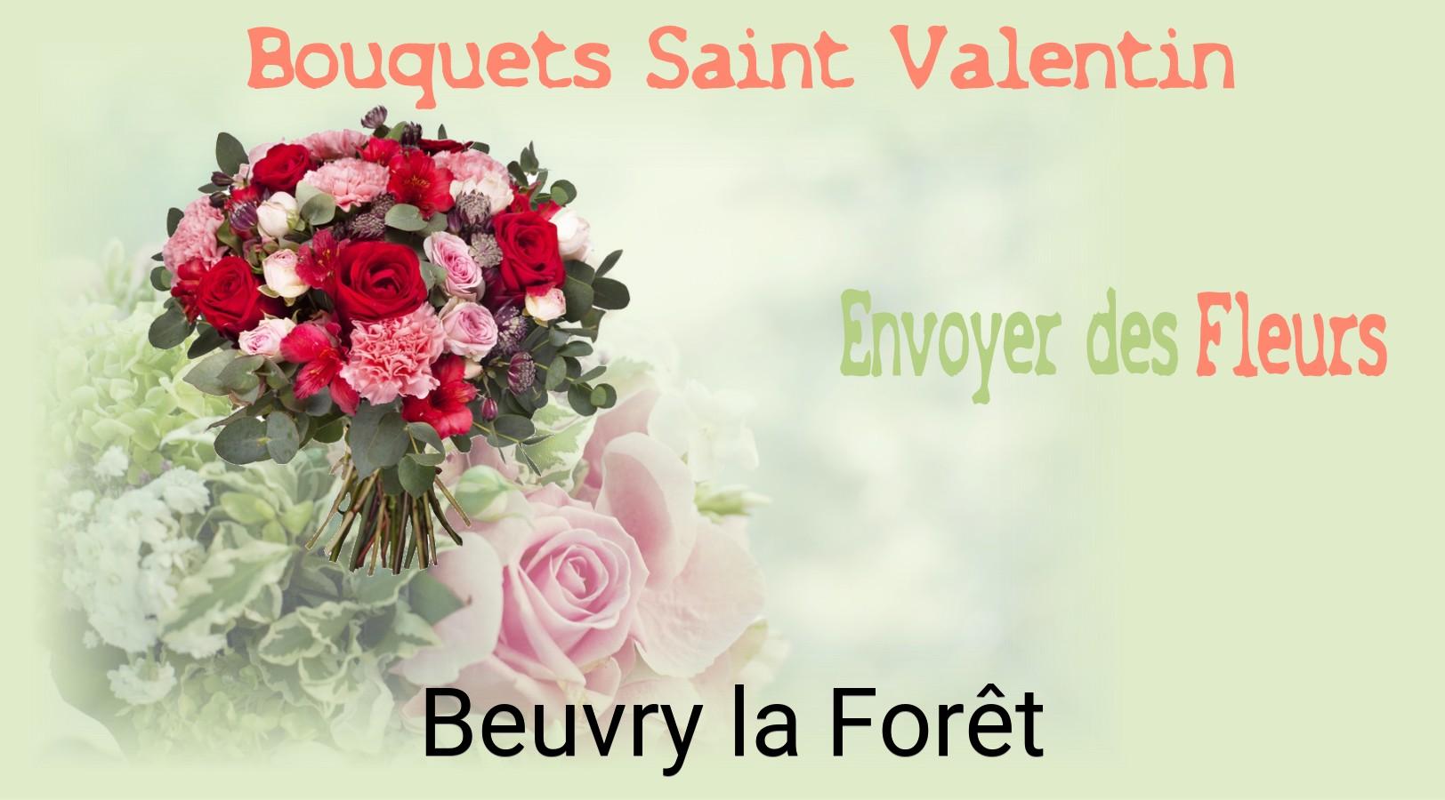 Roses de Saint-Valentin livrées à Beuvry-la-Forêt